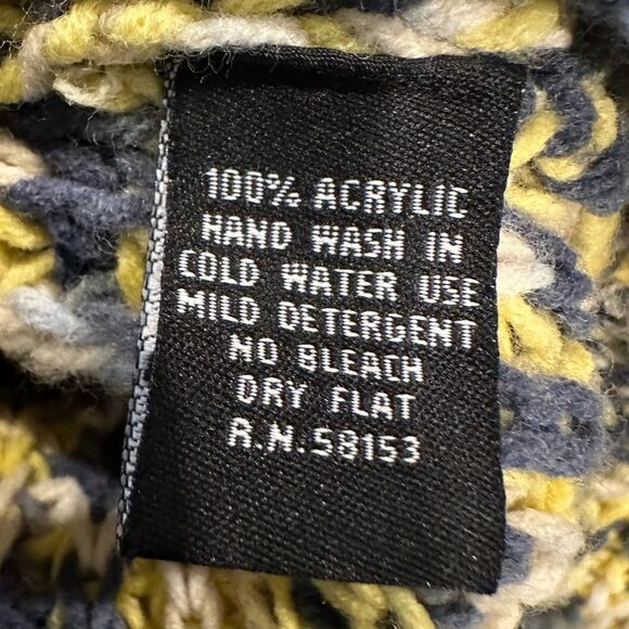 Anthropologie raga chunky knit tie back sweater yellow - Picture 4 of 4